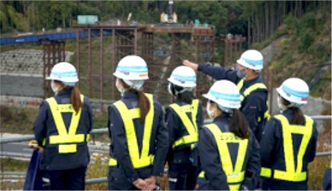 女性社員現場研修